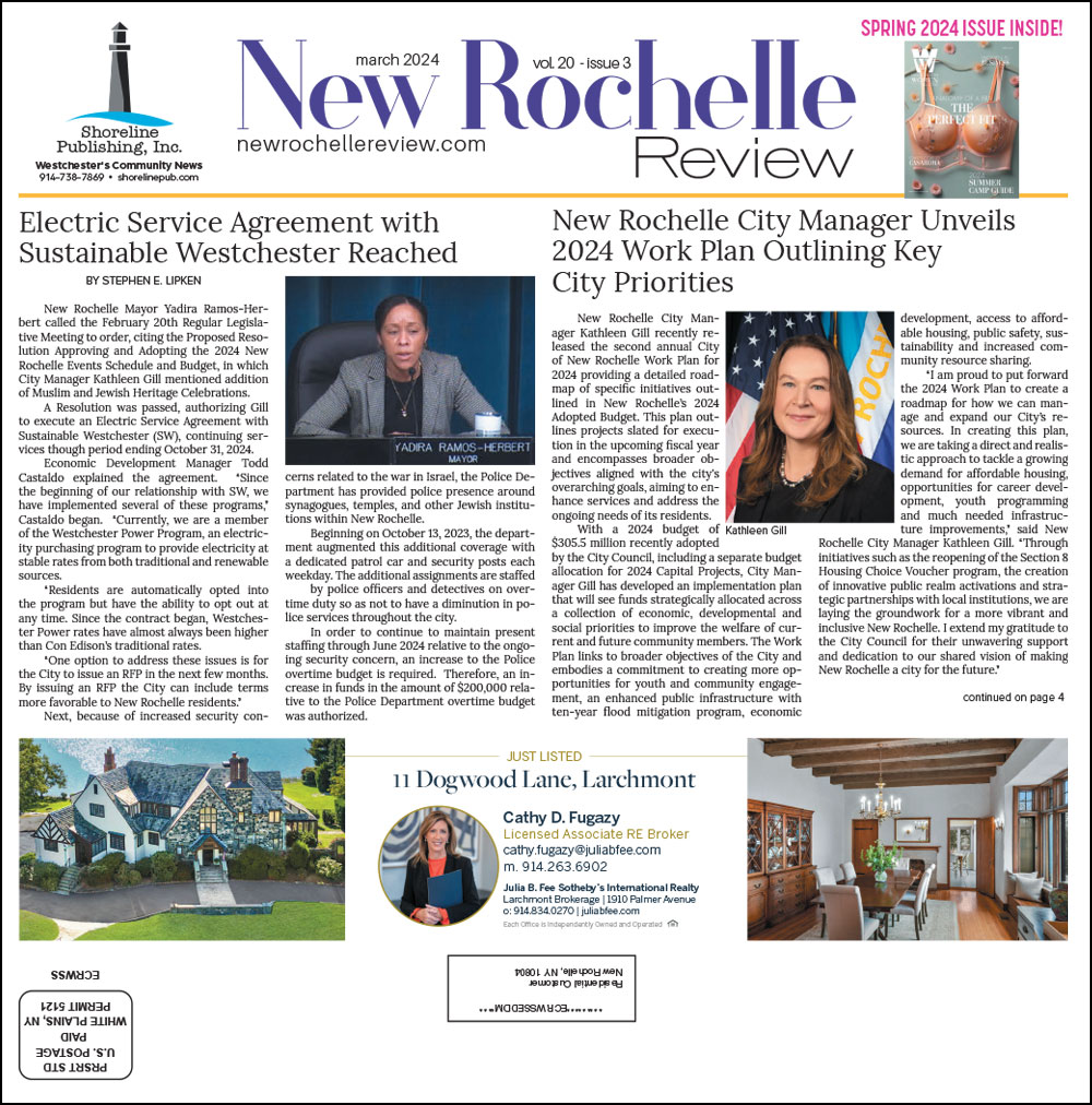 New Rochelle Review A community newspaper from Shoreline Publishing, Inc.